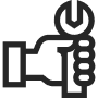 Garage door opener repair tools and equipment, emphasizing garage door solutions for residential and commercial clients.