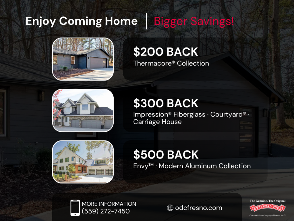 Grage Doors Home Refresh Rebate